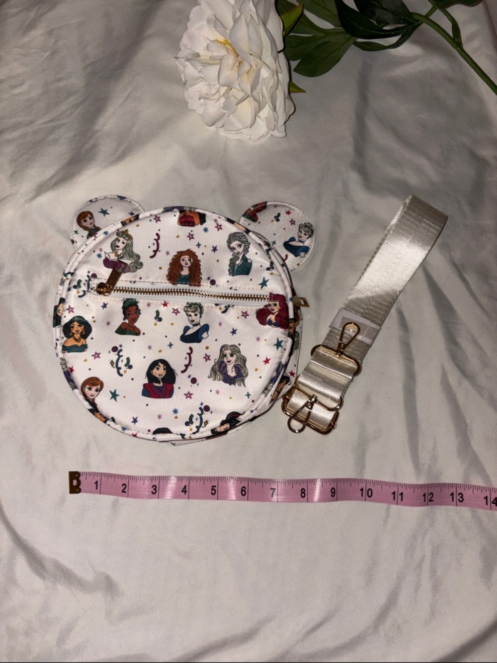Disney Mickey Shape Purse with Princess Design nwot